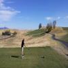 Palouse Ridge Golf Club Hole #14 - Tee Shot - Sunday, October 4, 2015