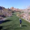 Reflection Bay Golf Club Hole #5 - Tee Shot - Sunday, January 24, 2016 (Las Vegas #1 Trip)