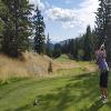 The Rise Golf Club Hole #9 - Tee Shot - Friday, August 5, 2022 (Shuswap Trip)