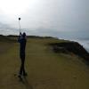 Bandon Dunes (Pacific Dunes) Hole #4 - Tee Shot - Tuesday, February 27, 2018 (Bandon Dunes #1 Trip)