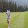Banff Springs Golf Club (Rundle/Sulphur) Hole #14 - Approach - Friday, July 19, 2024 (Banff Trip)