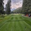 Banff Springs Golf Club (Rundle / Sulphur) Hole #17 - Tee Shot - Friday, July 19, 2024 (Banff Trip)