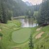 Banff Springs Golf Club (Rundle / Sulphur) Hole #4 - Greenside - Friday, July 19, 2024 (Banff Trip)