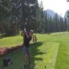 Banff Springs Golf Club (Rundle/Sulphur) Hole #9 - Tee Shot - Friday, July 19, 2024 (Banff Trip)