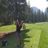 Banff Springs Golf Club (Rundle / Sulphur) Hole #9 - Tee Shot - Friday, July 19, 2024 (Banff Trip)