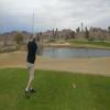 Boulder Creek Golf Club (Desert Hawk/Coyote Run) Hole #17 - Tee Shot - Wednesday, March 20, 2019 (Las Vegas #3 Trip)