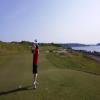 Chambers Bay Hole #16 - Tee Shot - Sunday, April 19, 2015 (Little Creek Casino Trip)