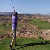 Coral Canyon Golf Course Hole #1 - Tee Shot - Saturday, April 30, 2022 (St. George Trip)
