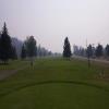 Eagle Bend Golf Club (Eagle / Bear) Hole #18 - Tee Shot - Wednesday, August 26, 2015 (Flathead Valley #5 Trip)