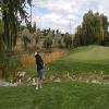 Falcon Crest (Championship) Hole #9 - Tee Shot - Sunday, September 19, 2021 (Boise Trip)