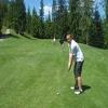  Hole #14 - Approach - Saturday, July 17, 2010 (Kootenay Rockies #2 Trip)
