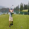 Jasper Park Lodge Golf Course Hole #14 - Tee Shot - Sunday, July 21, 2024 (Banff Trip)