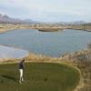 Paiute (Wolf) Hole #15 - Tee Shot - Friday, January 22, 2016 (Las Vegas #1 Trip)