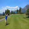 Radium Resort (Springs) Hole #3 - Tee Shot - Sunday, July 16, 2017 (Columbia Valley #1 Trip)