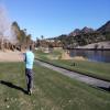 Reflection Bay Golf Club Hole #17 - Tee Shot - Sunday, January 24, 2016 (Las Vegas #1 Trip)