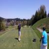 Salish Cliffs Hole #3 - Tee Shot - Monday, April 20, 2015 (Little Creek Casino Trip)