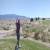Sandia Golf Club Hole #16 - Tee Shot - Tuesday, April 30, 2024 (Albuquerque Trip)