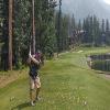 Silvertip Golf Course Hole #15 - Tee Shot - Monday, July 22, 2024 (Banff Trip)