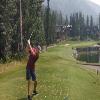 Silvertip Golf Course Hole #15 - Tee Shot - Monday, July 22, 2024 (Banff Trip)
