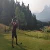 Silvertip Golf Course Hole #2 - Tee Shot - Monday, July 22, 2024 (Banff Trip)