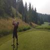Silvertip Golf Course Hole #4 - Tee Shot - Monday, July 22, 2024 (Banff Trip)