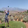 Sky Mountain Golf Course Hole #9 - Tee Shot - Sunday, May 1, 2022 (St. George Trip)