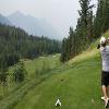 Stewart Creek Golf Club Hole #1 - Tee Shot - Monday, July 22, 2024 (Banff Trip)