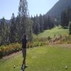 Talking Rock Golf Course Hole #13 - Tee Shot - Monday, August 8, 2022 (Shuswap Trip)