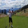 The Rise Golf Club Hole #1 - Tee Shot - Friday, August 5, 2022 (Shuswap Trip)