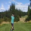 The Rise Golf Club Hole #8 - Tee Shot - Friday, August 5, 2022 (Shuswap Trip)