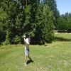 Three Nines Golf Course (Thistle/Pine Cone) Hole #13 - Tee Shot - Sunday, June 29, 2025 (Hood River Trip)