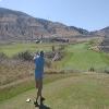 Tobiano Golf Course Hole #9 - Tee Shot - Sunday, August 7, 2022 (Shuswap Trip)