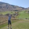 Tobiano Golf Course Hole #9 - Tee Shot - Sunday, August 7, 2022 (Shuswap Trip)