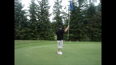 Balfour Golf Course Hole #16 - Sunday, July 12, 2009 (Kootenay Rockies #1 Trip)