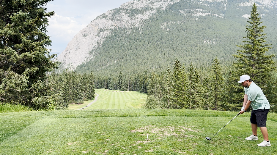 Banff Springs Golf Club (Rundle/Sulphur) Hole #15 - Friday, July 19, 2024 (Banff Trip)