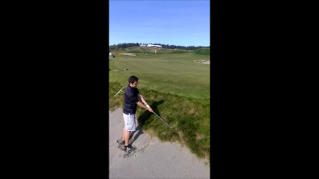 Chambers Bay Hole #16 - Sunday, April 19, 2015 (Little Creek Casino Trip)