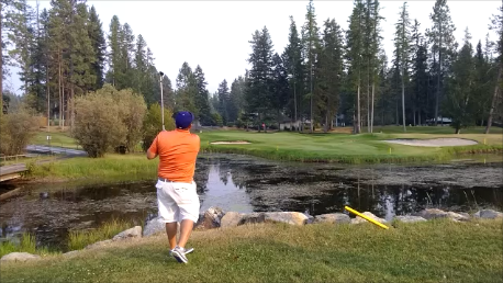 Meadow Lake Golf Course Hole #18 - Sunday, August 23, 2015 (Flathead Valley #5 Trip)